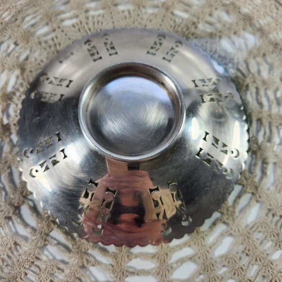 Vintage Rogers Evangeline Silver Plated Dish Scalloped Edge Trinket/Candy Dish - Picture 5 of 7